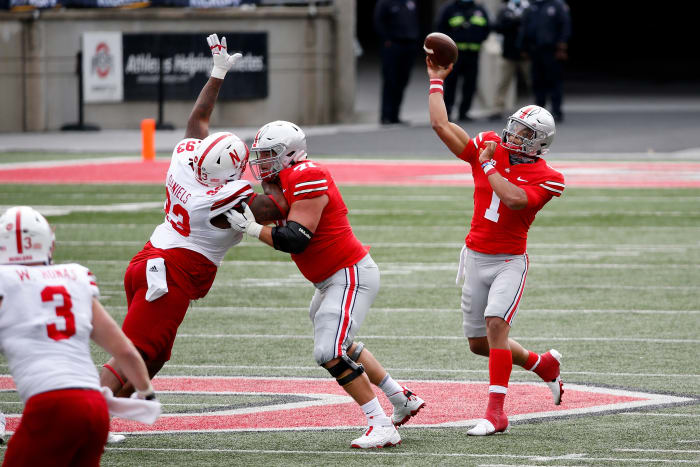 Justin Fields Nebraska 8